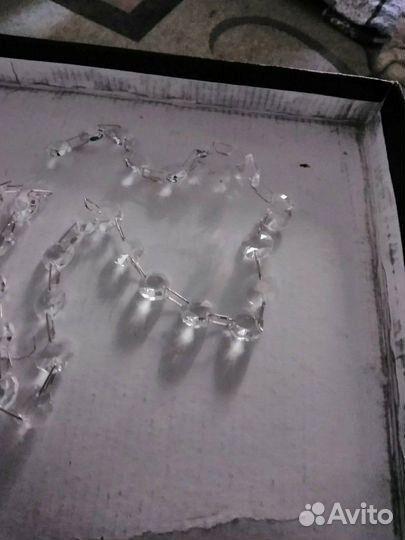 Новые хрустальные бусины для люстр или творчества