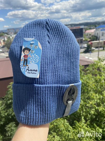 Шапка на хлопковом подкладе на мальчика