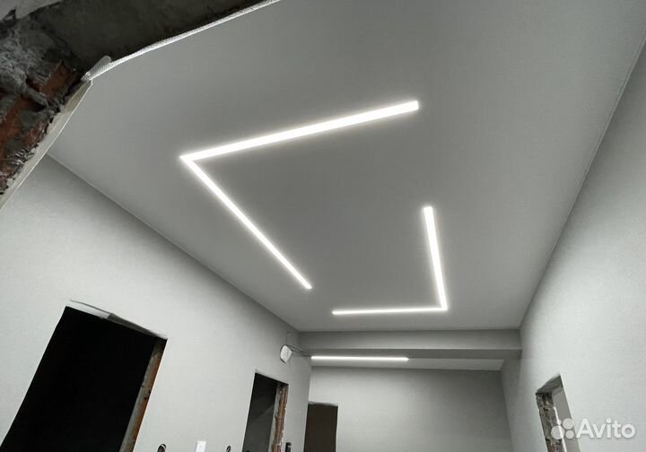 Натяжные потолки под ключ