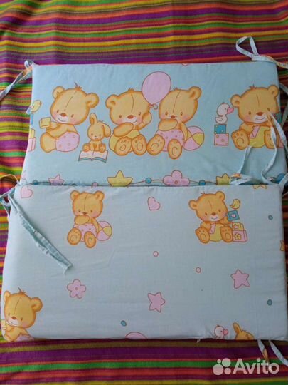 Бортики для детской кроватки