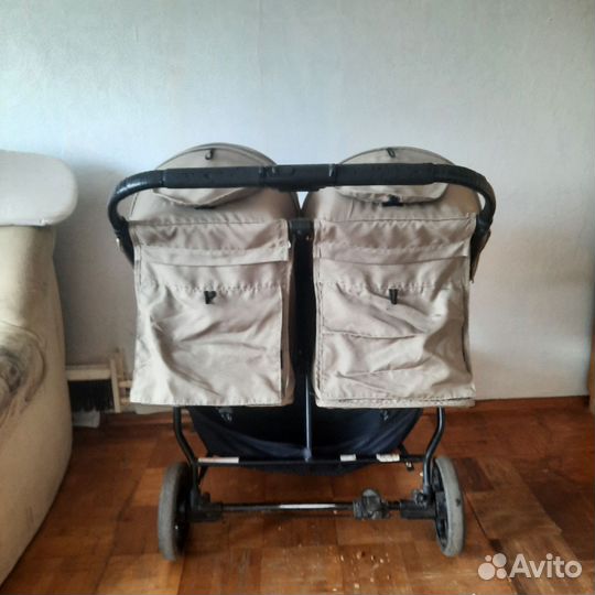 Коляска для двойни 3 в 1