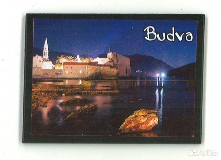 Новый магнит на холодильник Будва Budva Черногория