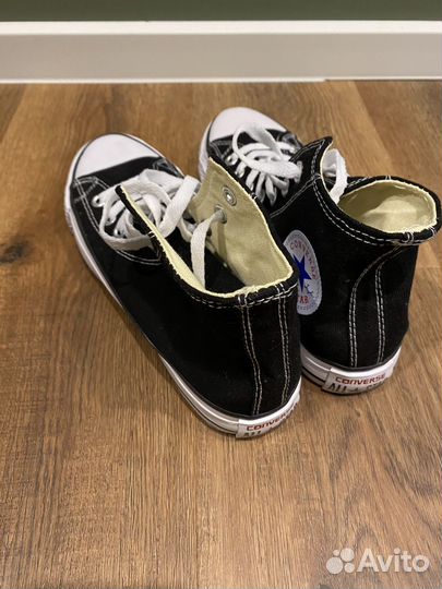 Кеды Converse новые черные высокие 39-40