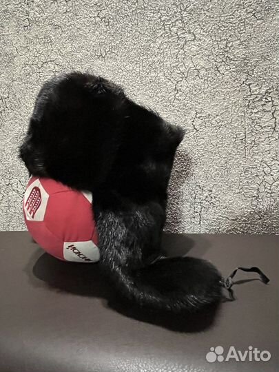 Норковая шапка мужская ушанка