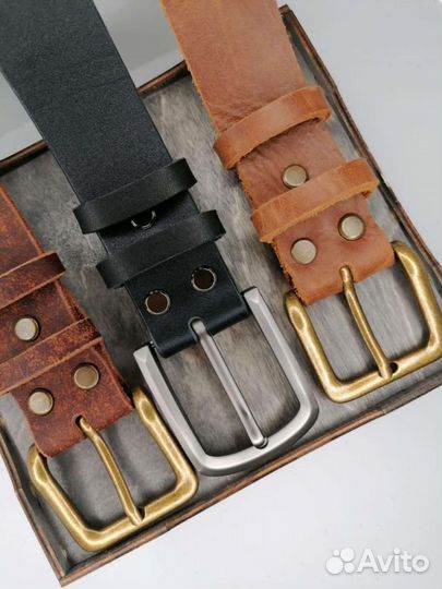Ремень кожаный
