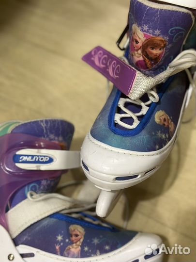 Коньки детские раздвижные 34 37