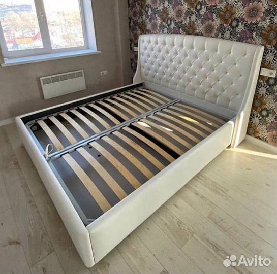 Кровать двуспальная. Гарантия 18 мес