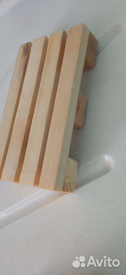 Мыльница деревянная