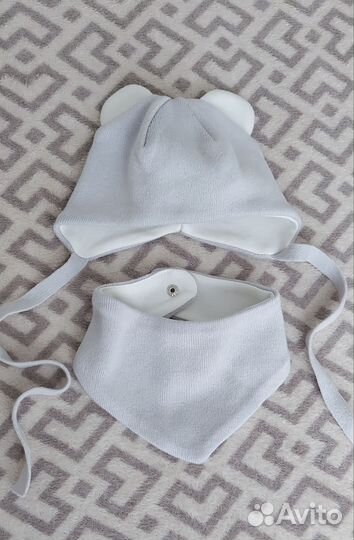 Комплект шапка, шарф