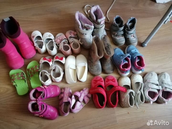 Детская обувь для девочек пакетом 20-24