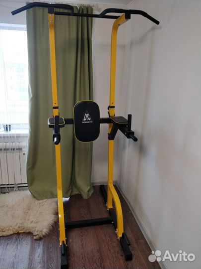 Тренажер турник-брусья DFC power tower G009C