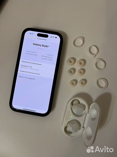 Bluetooth наушники TWS Samsung Galaxy Buds+
