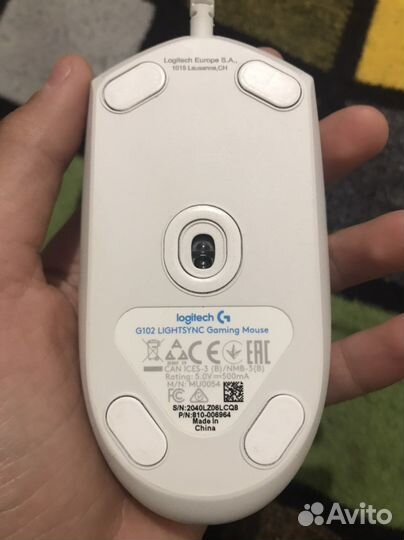 Мышь logitech g102