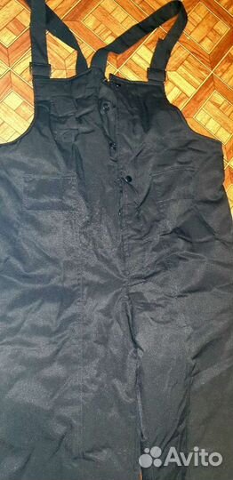 Штаны зимние (полукомбинезон) р.58-60, рост.176