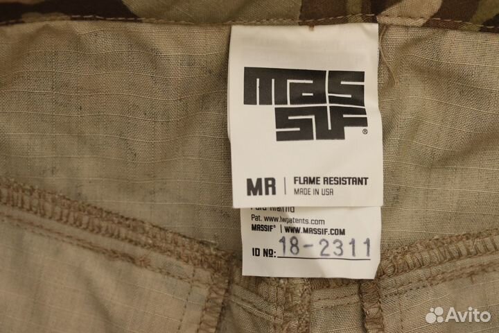 Боевые негорючие штаны Massif Hellman pant FR Mult