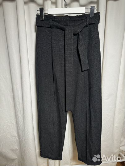 Брюки с поясом серые Emme Marella (s)