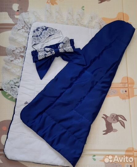 Конверт на выписку для мальчика Luxury Baby