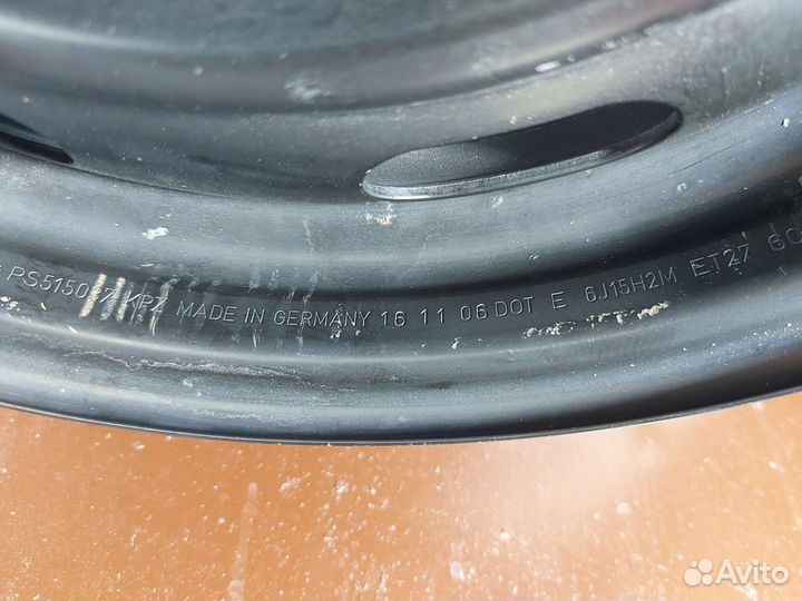 Диски, колеса R15 4/108 цо 65 мм