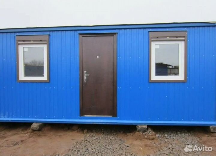 Бытовка распашонка прорабская с 2 комнатами (бк-17