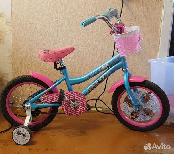 Детский велосипед для девочки с 3х до 5 лет