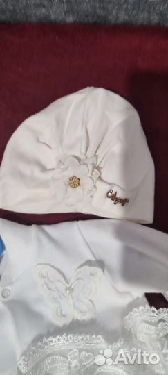 Комбинезон для новорождённой девочке на выписку