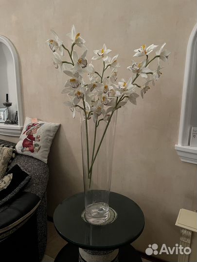 Ваза напольная с цветами