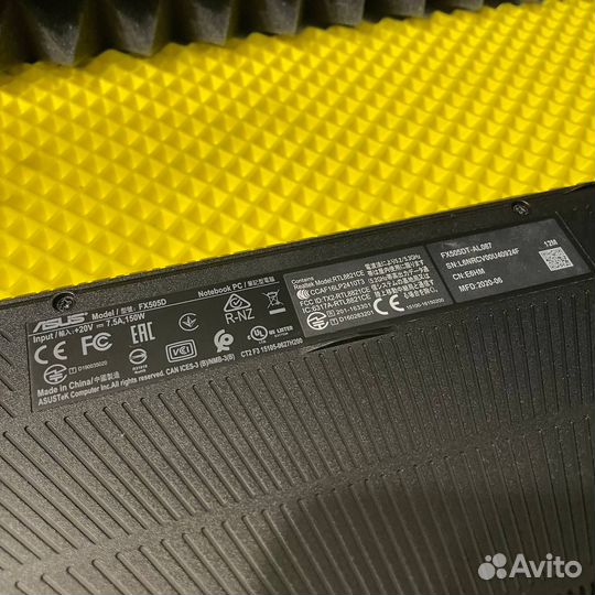 Ноутбук Asus TUF Ryzen 5, GTX 1650