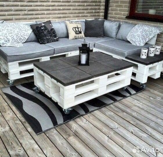 Аренда паллетной мебели