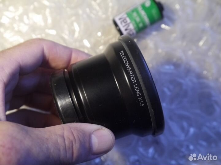 Теле насадка на объектив. Резьба 52мм. 1,5Х