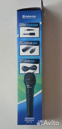 Микрофоны для караоке Defender MIC-130 и MIC-129