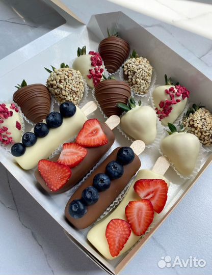 Клубника в шоколаде торт