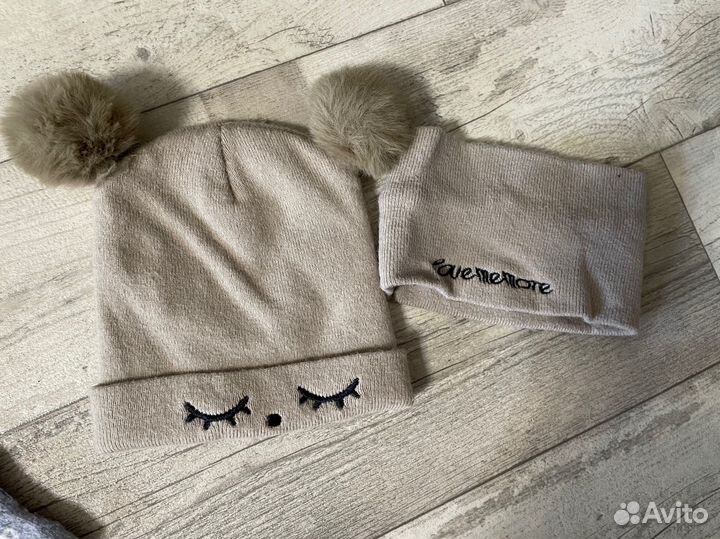 Шапки носочки колготки на ребенка