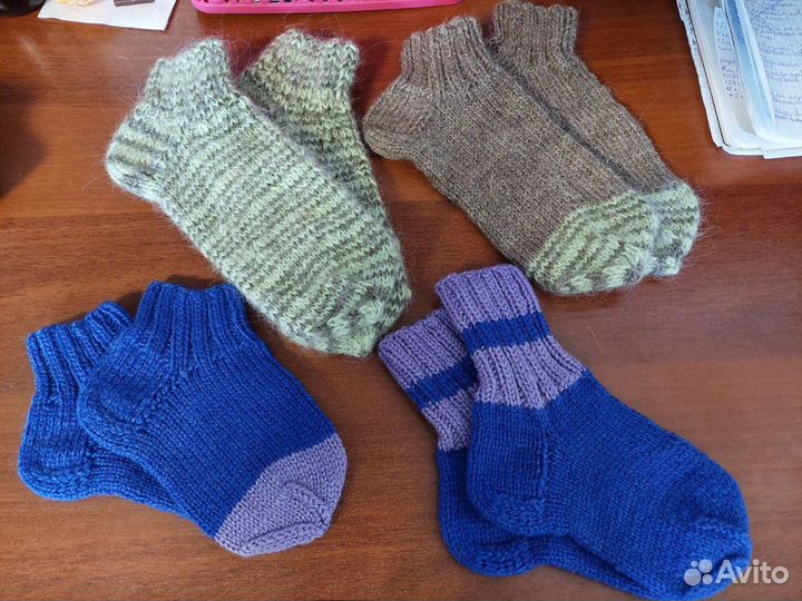 Носочки детские. 100. Р работа