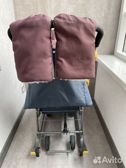 Санки коляска nika