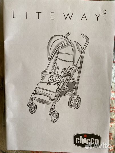 Прогулочная коляска chicco lite way 3