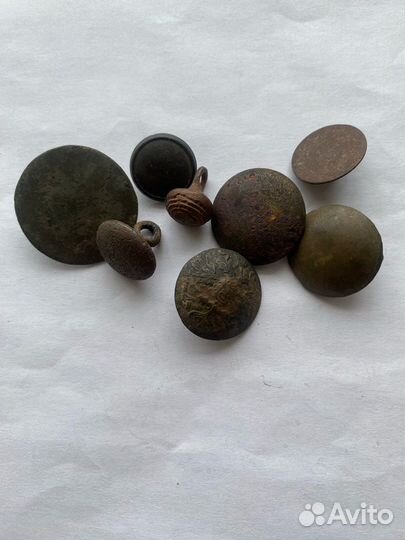 Пуговицы старинные