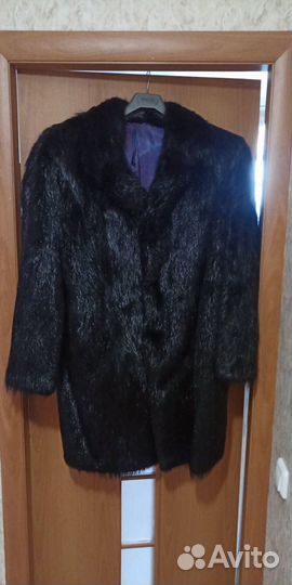 Шуба мужская из бобра