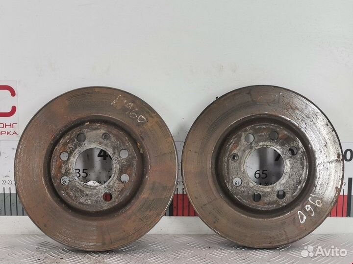 Диск тормозной передний для Opel Corsa C 93188917