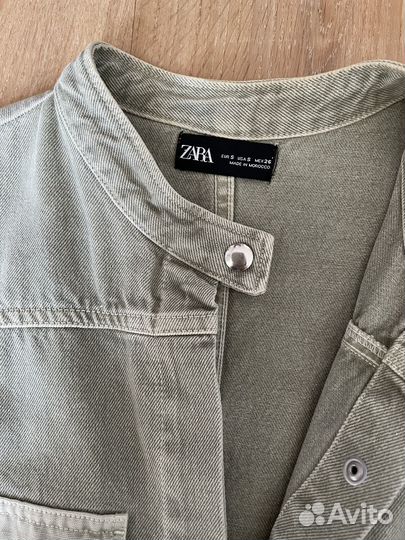 Джинсовая куртка / джинсовка zara женская