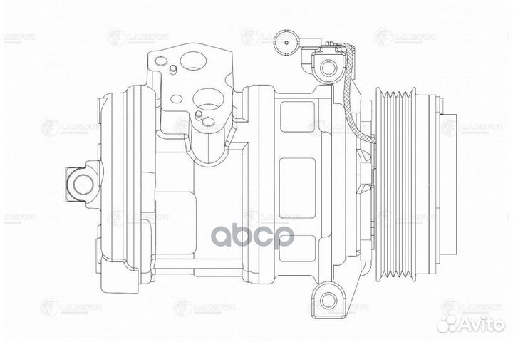 Компрессор кондиц. для а/м BMW X5 (E53) (00) 3