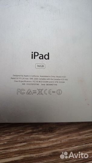 iPad А 1337на запчасти