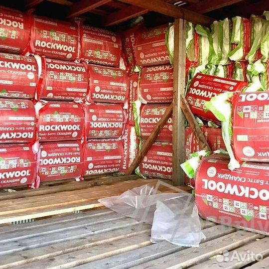 Утеплитель Роквул лайт баттс скандик