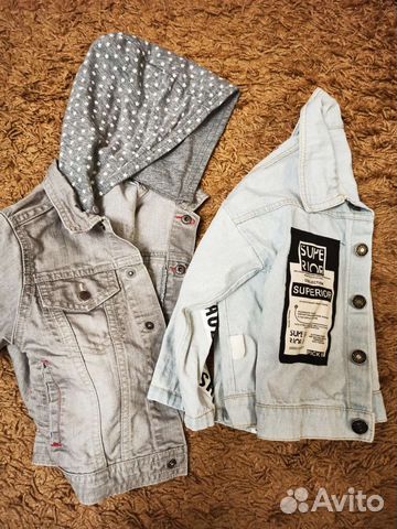 Джинсовая куртка для девочки 98