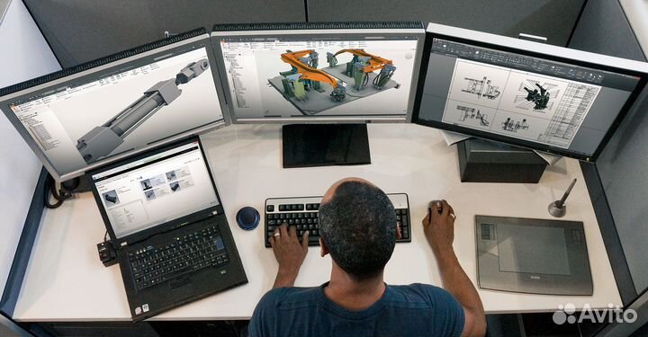 3D моделирование и сканирование, создание чертежей