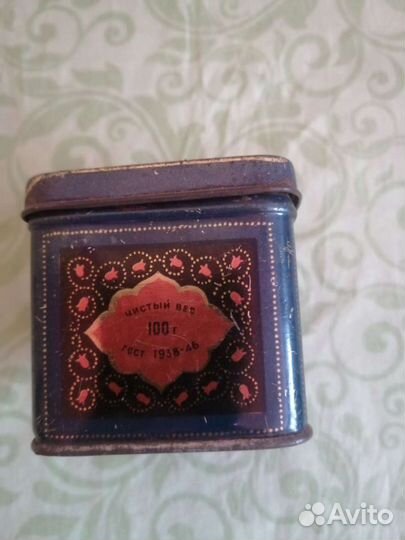 Коробочка из под чая СССР