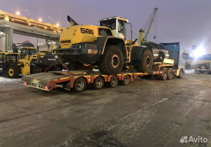 Услуги перевозки негабарита, трал