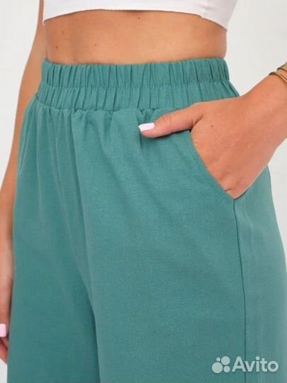 Льняные брюки женские 48 50