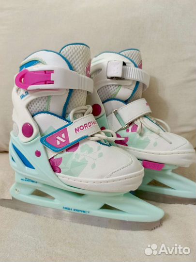 Коньки раздвижные nordway 26-31