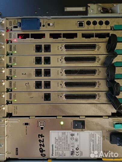 Цифровая гибридная IP-атс Panasonic KX-TDA100