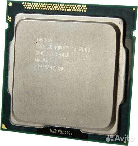Процессор Intel Core i3-2100 LGA1155, 2 x 3100 Мгц